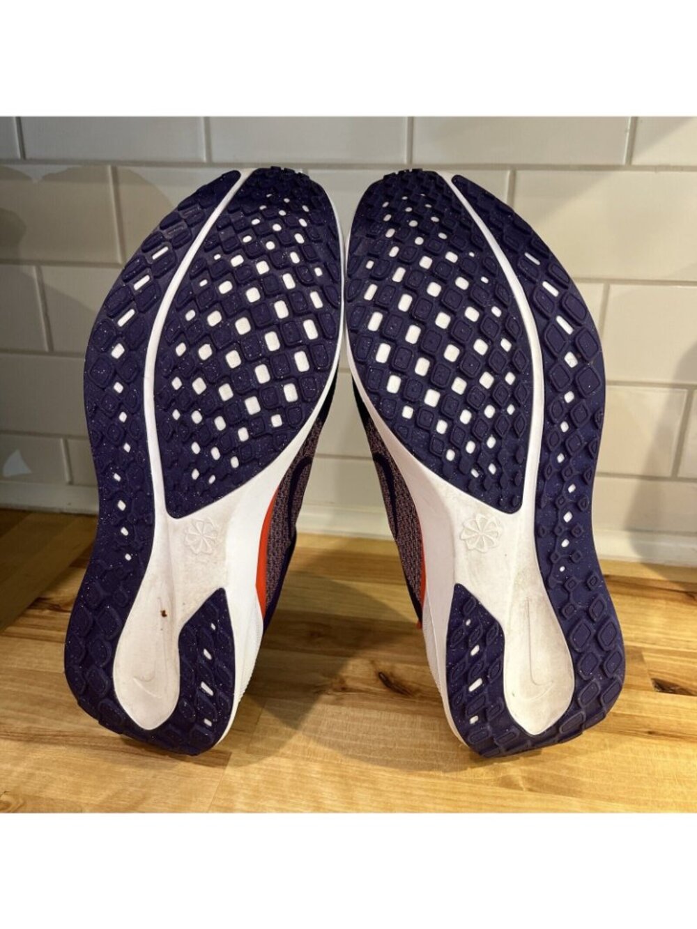 Nike Pegasus 41 Clemson Tigers Running Shoes Men's SZ 11 Purple Mesh FZ5108-500 - Picture 9 of 12